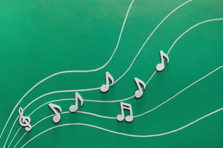 Image of music symbols